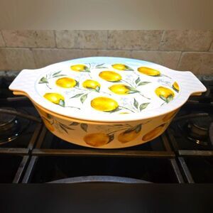 Lemon 🍋🍋🍋GRACE PANTRY CASSEROLE DISH LEMON THEME